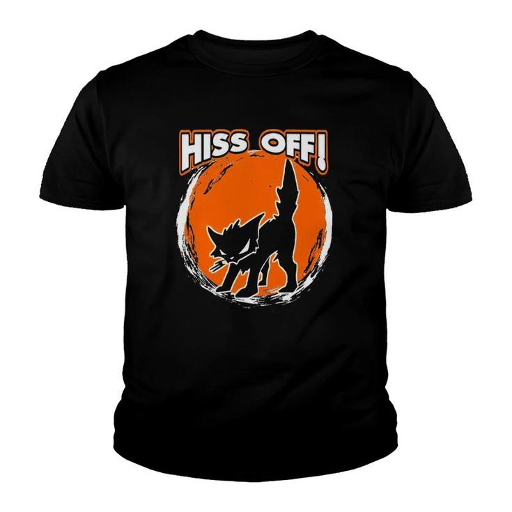 Metal Cat Hiss Off The Battle Cats Youth T-shirt