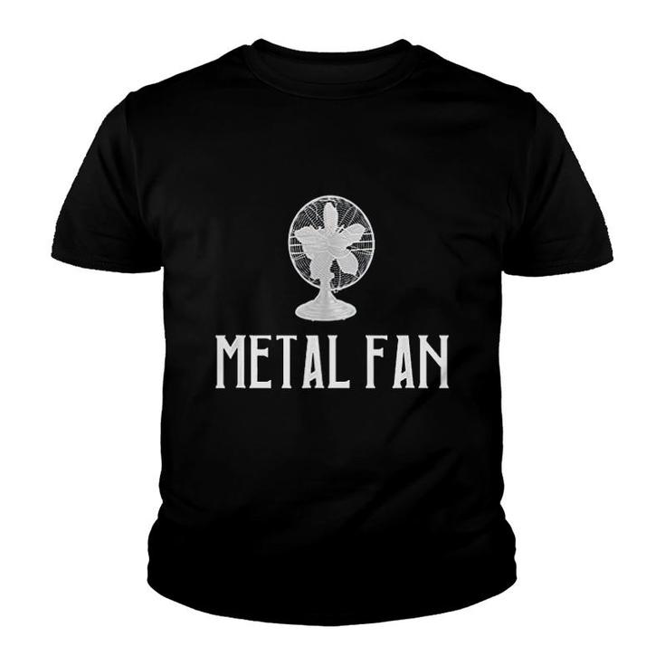 Metal Fan Funny Electric Fan Youth T-shirt