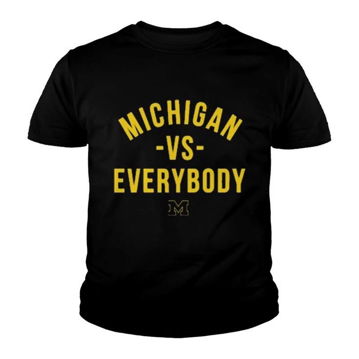 Michigan Vs Everybody Youth T-shirt