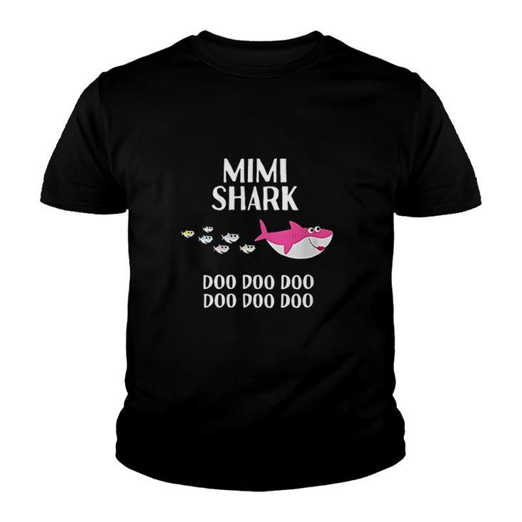 Mimi Shark Doo Doo For Grandma Youth T-shirt
