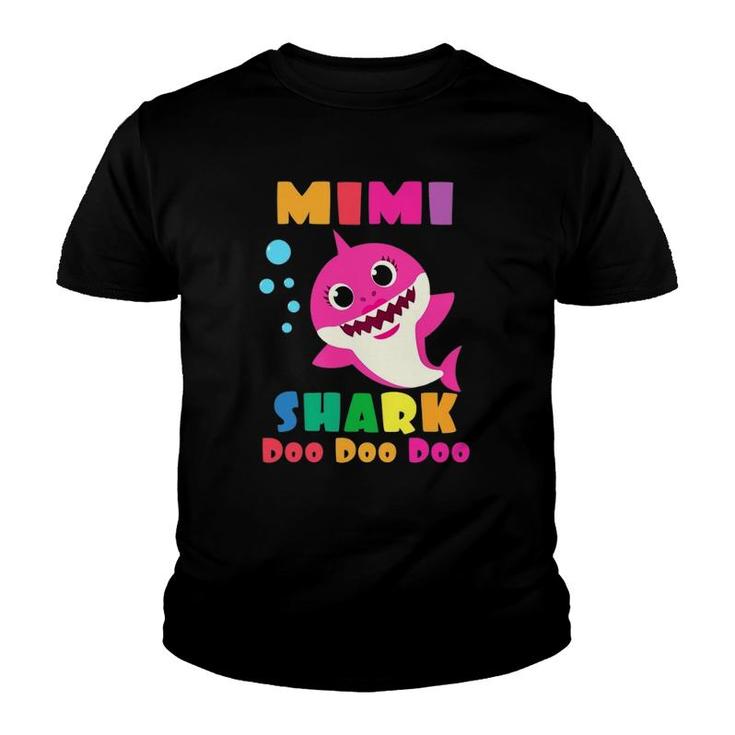 Mimi Shark  Funny Mothers Day Gift For Womens Mom Youth T-shirt