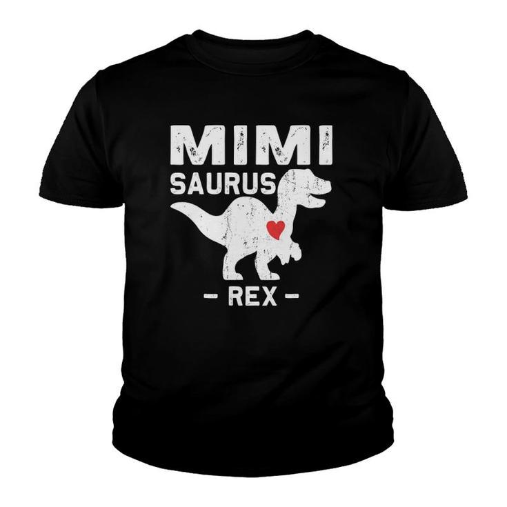 Mimisaurus  Mimi Saurus Rex Dinosaur Women Mama Gift Youth T-shirt