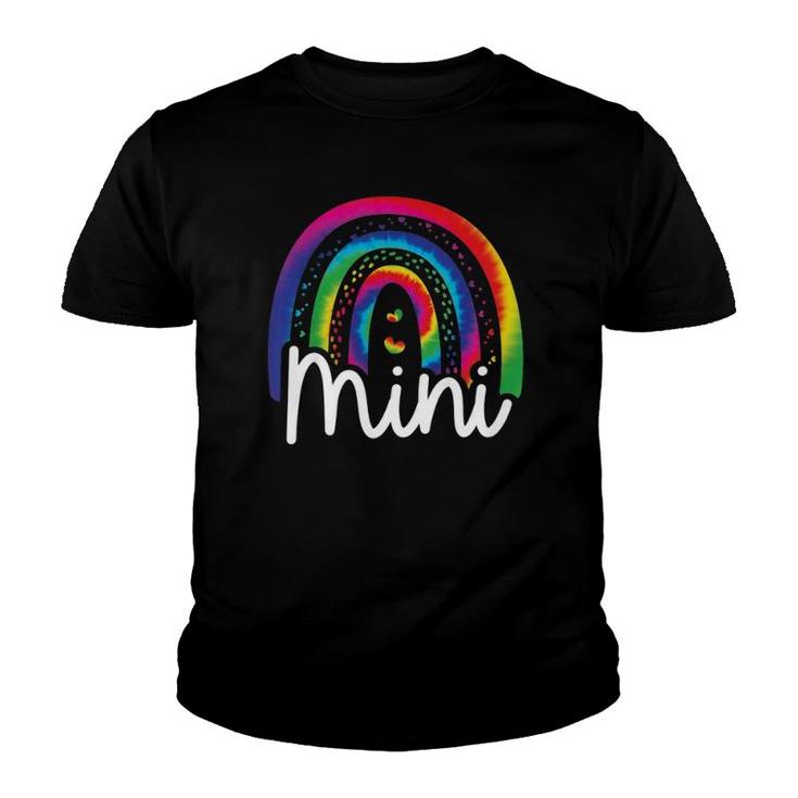 Mini Mama Mother Daughter Matching Tie Dye Youth T-shirt