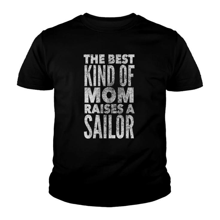 Mom Of Navy Sailor Funny Mother Gift Tee  Youth T-shirt