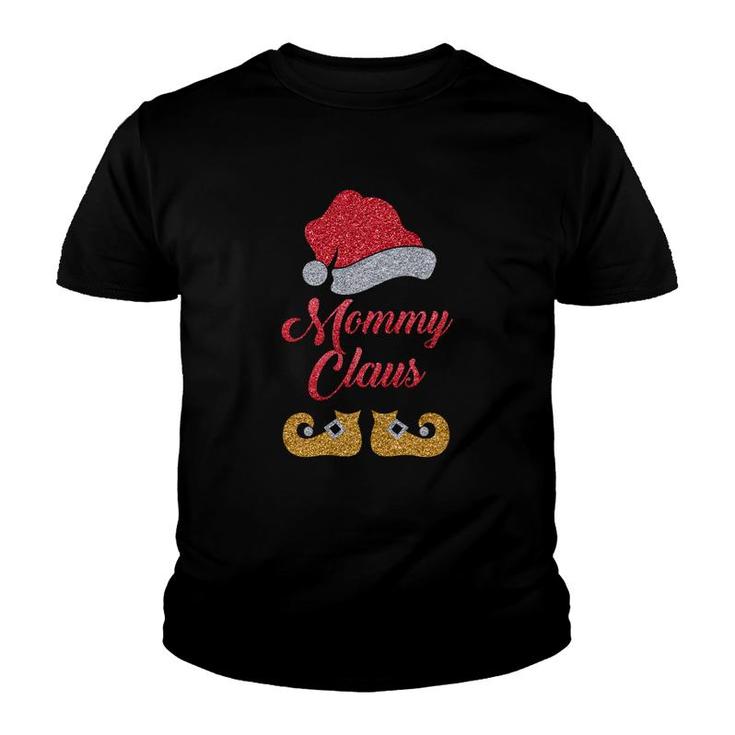 Mommy Claus Santa Hat Youth T-shirt