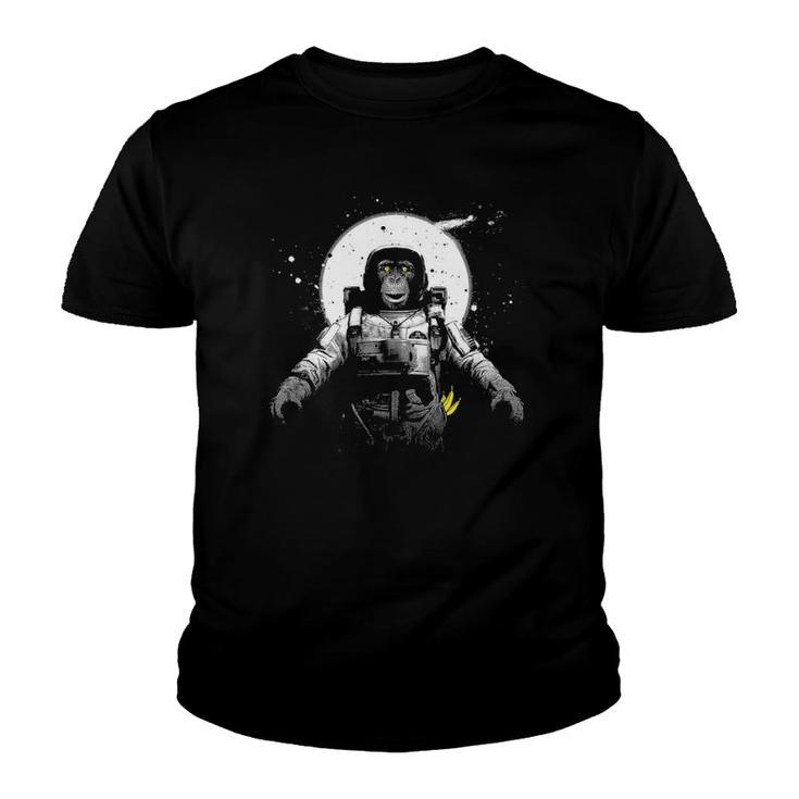 Monkey Astronaut Vintage Space Astronauts Monkeys  Youth T-shirt