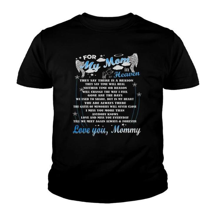 Mother My Angels - In Memorial Of Parents In Heaven  Youth T-shirt