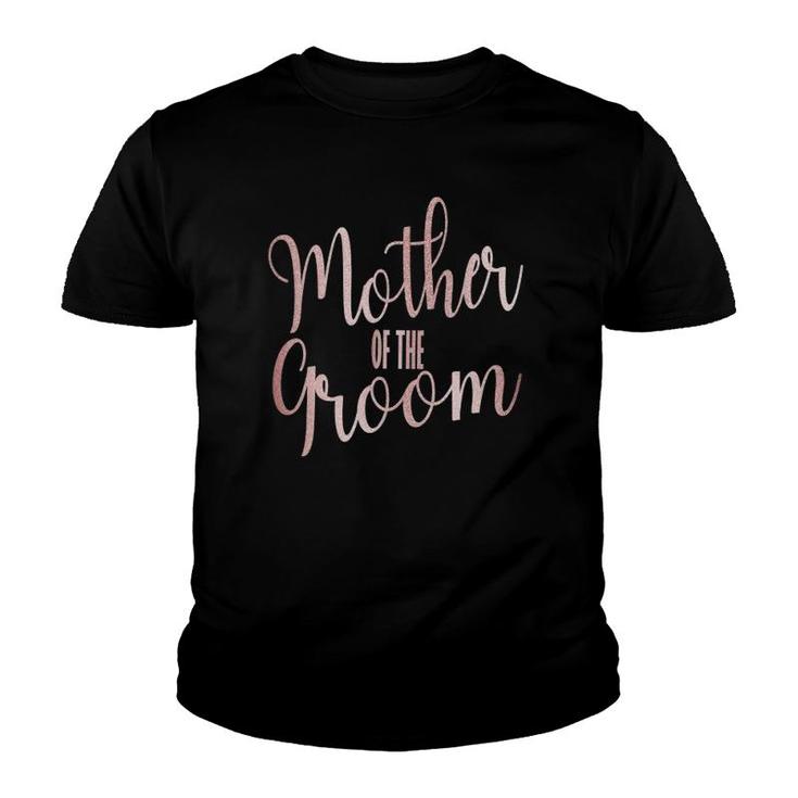 Mother Of The Groom Wedding Party Youth T-shirt