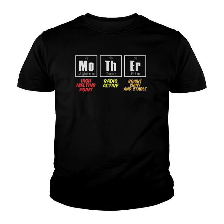 Mother Periodic Table - Funny Science Mothers Day Youth T-shirt