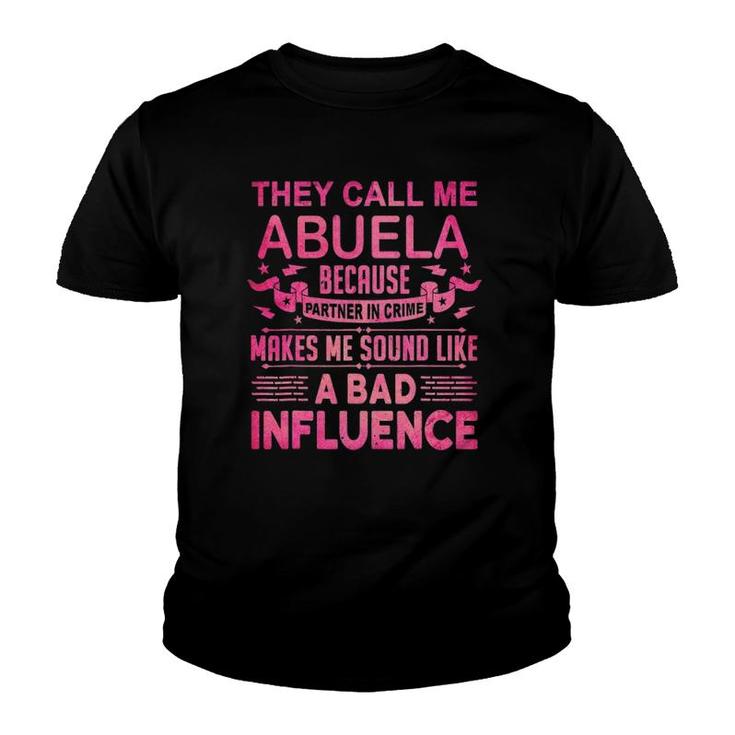 Mother's Day For Abuela Bad Influence Youth T-shirt
