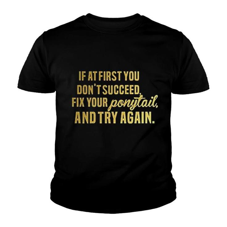Motivational Saying Fitness Gym Youth T-shirt
