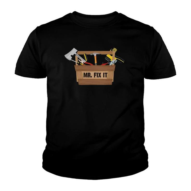 Mr Fix It Cute Great Repairman Gift Youth T-shirt
