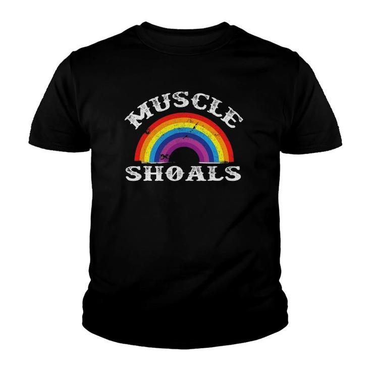 Muscle Shoals  Alabama Classic Rainbow Youth T-shirt