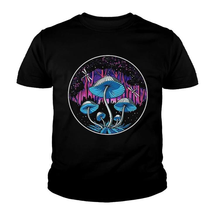 Mushrooms Forest Youth T-shirt