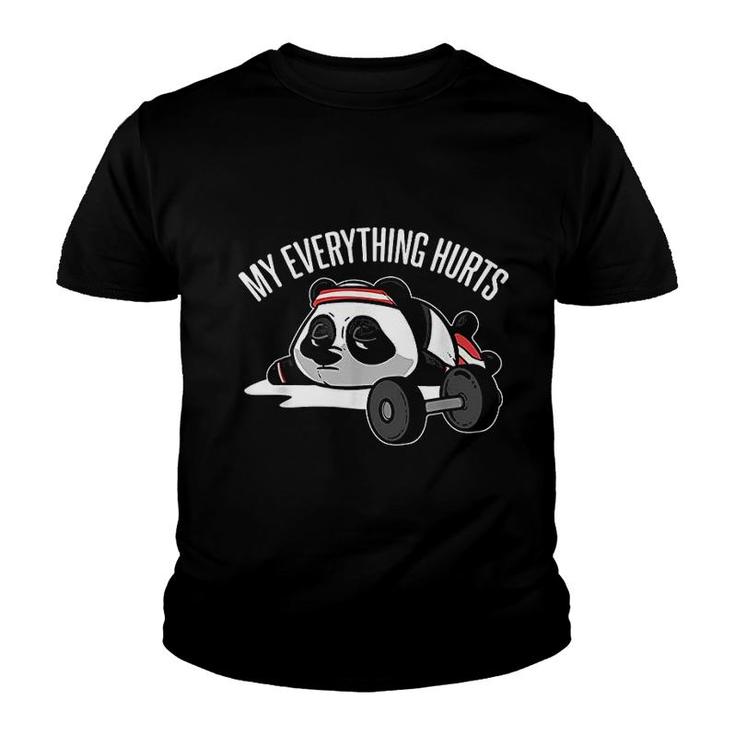 My Everything Hurts Fitness Instructor Youth T-shirt
