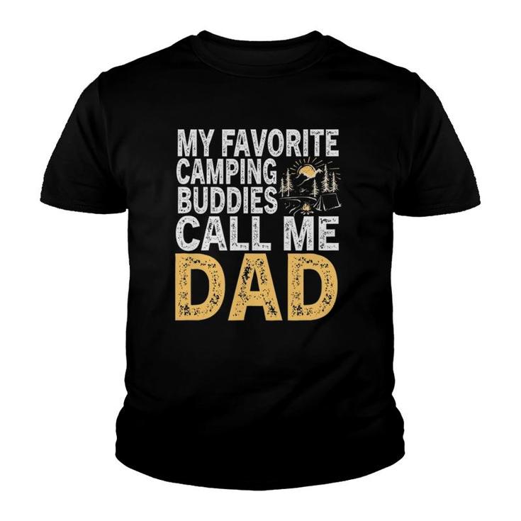 My Favorite Camping Buddies Calls Me Dad Essential Youth T-shirt