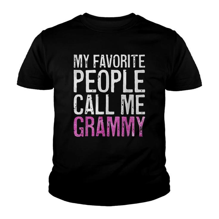 My Favorite People Call Me Grammy Youth T-shirt