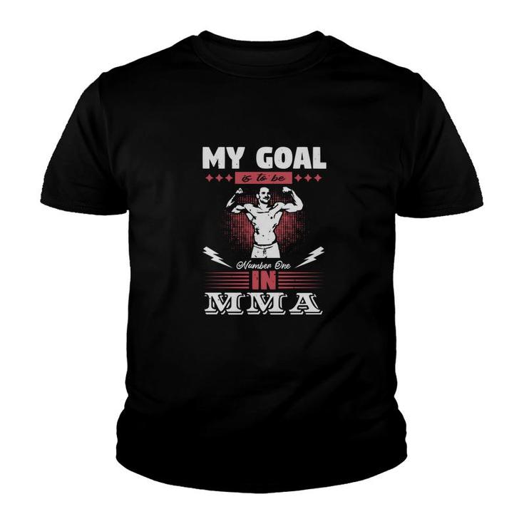 My Goal Is To Be Number Youth T-shirt