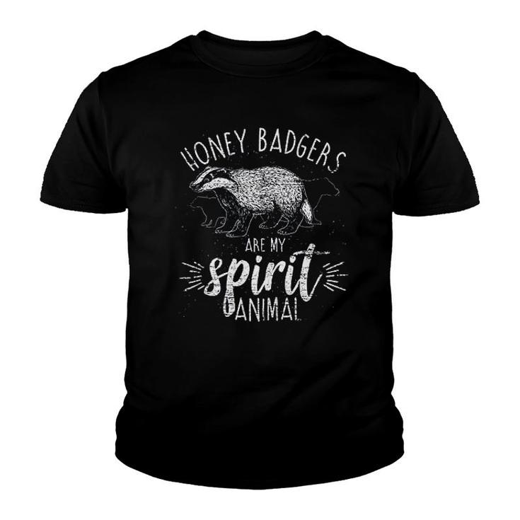 My Spirit Animal Is A Honey Badger Youth T-shirt