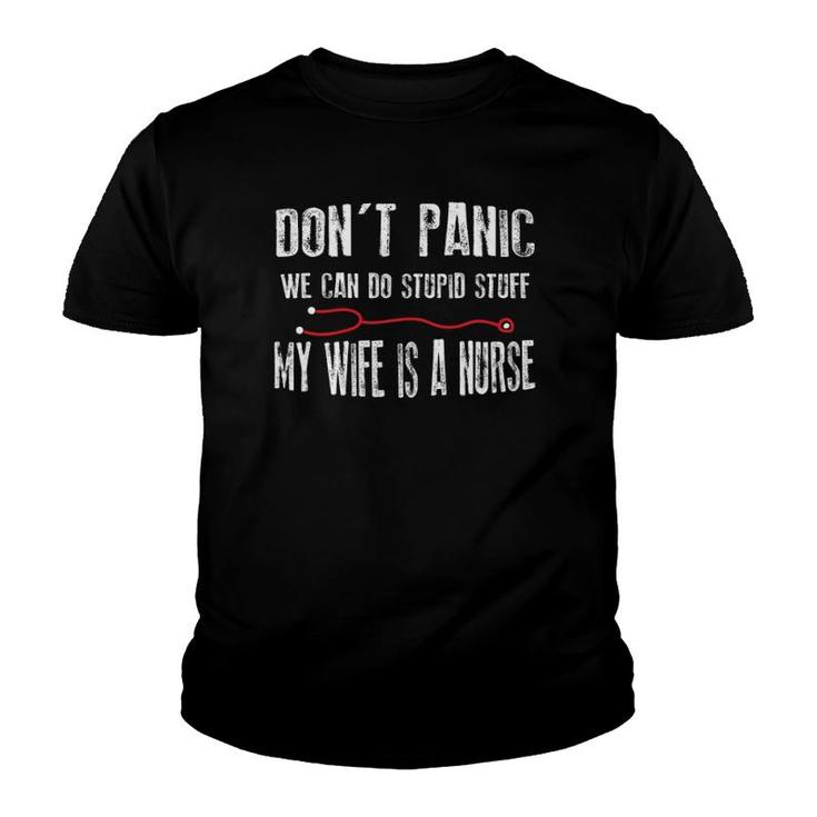 My Wife Is Nurse Husband Youth T-shirt