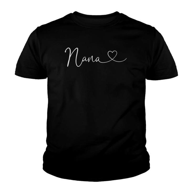 Nana Mother's Day Gifts For Women Grandma From Grandkids Youth T-shirt