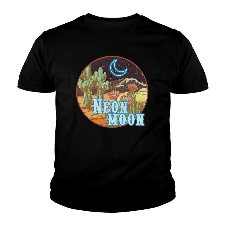 Neon Moon Retro Western 80S 90S Country Tee Youth T-shirt