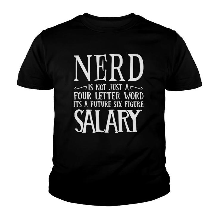 Nerd Not A Four Letter Word  Board Role Playing Rpg Youth T-shirt