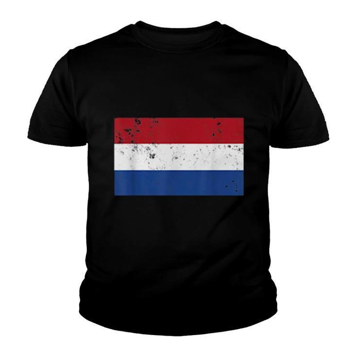 Netherlands Flag Traditional Youth T-shirt