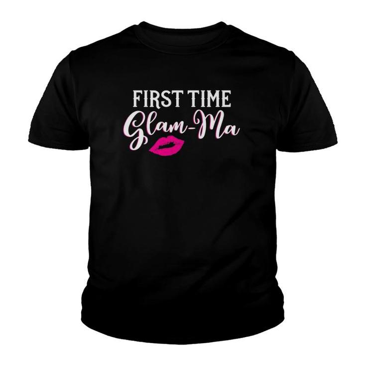 New Glam-Ma First Time Grandmother Gift Youth T-shirt