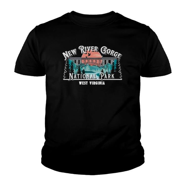 New River Gorge National Park West Virginia Usa Souvenir Youth T-shirt