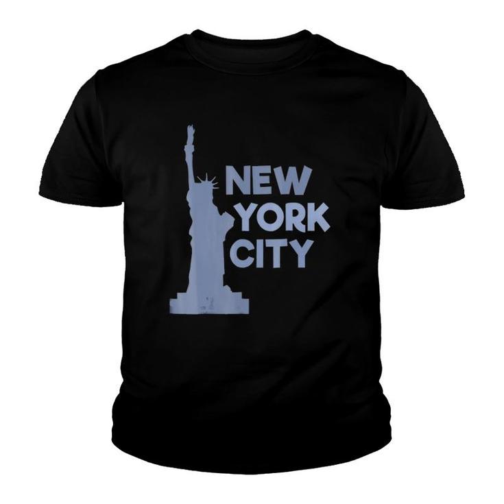New York City Iconic Statue Of Liberty Souvenir Youth T-shirt