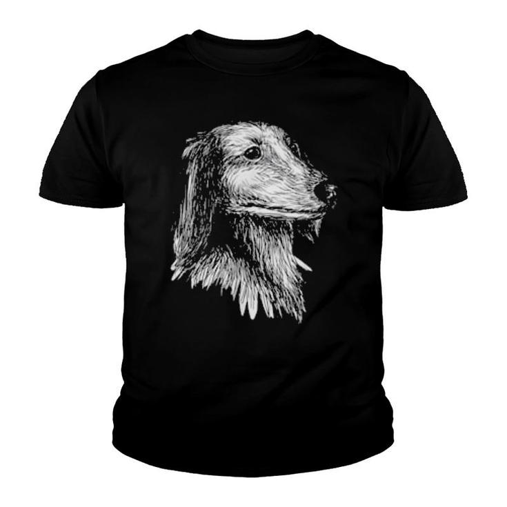 Niedliche Dackelzeichnung Für Dackel, Mutter Oder Vater  Youth T-shirt