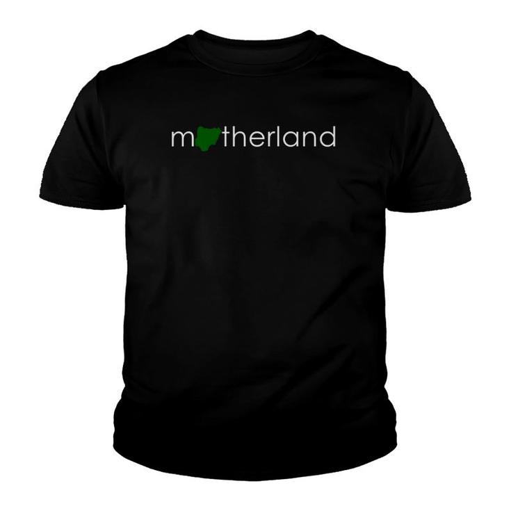 Nigeria Map Motherland Independence Day Youth T-shirt