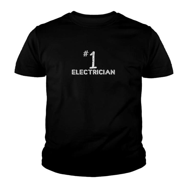 Number One Electrician Youth T-shirt