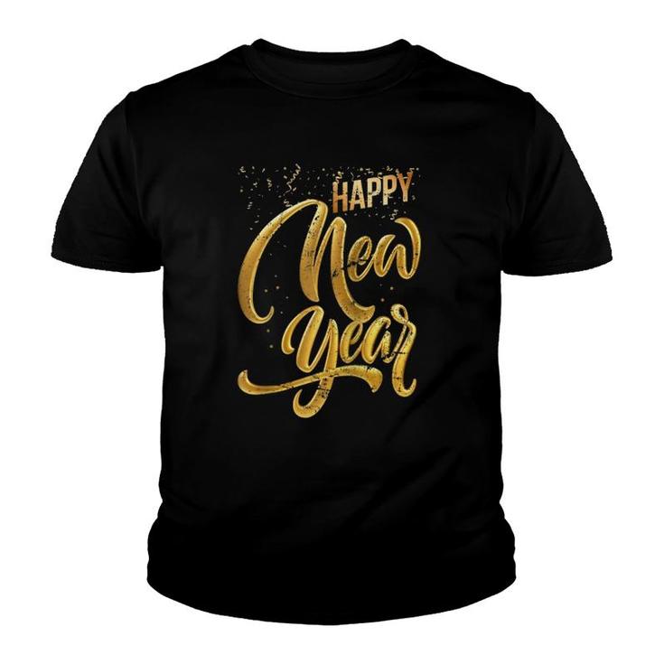 Nye 2022 Celebration Party Confetti Gift Happy New Year Raglan Baseball Tee Youth T-shirt