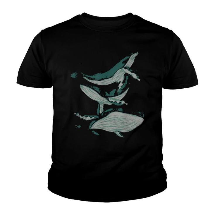 Ocean Mammal Sea Creature Animal Whale Whale  Youth T-shirt