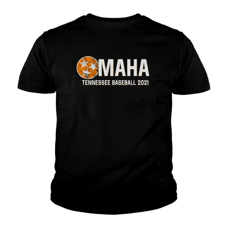 Omaha Bound Knoxville Tennessee Baseball Fan Daddy 2021 Ver2 Youth T-shirt