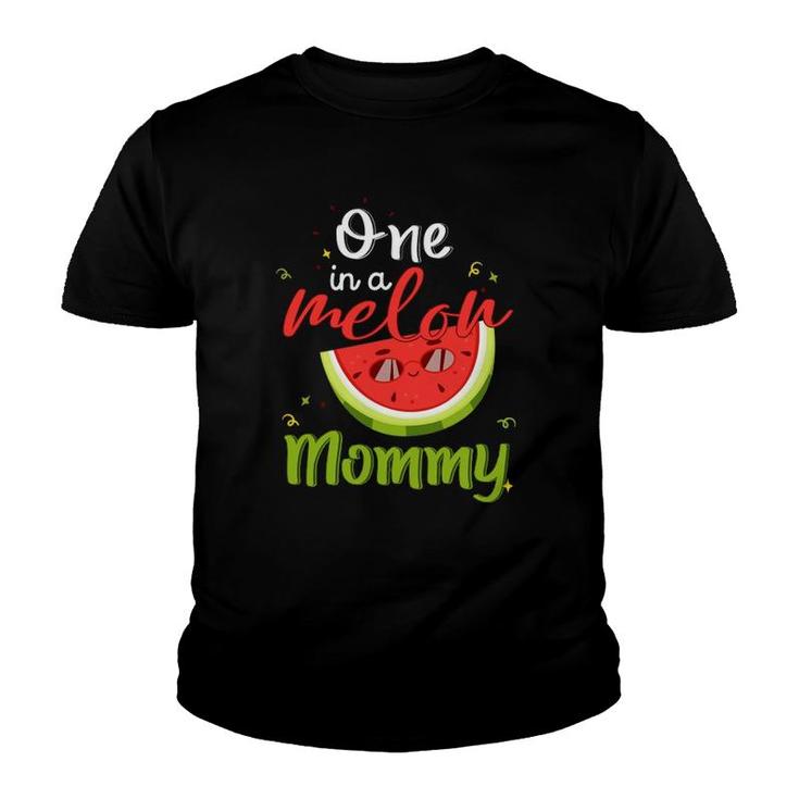 One In A Melon Mommy Watermelon Funny Family Matching Men Youth T-shirt