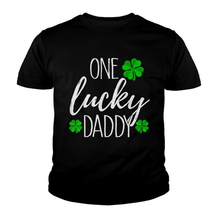 One Lucky Dad Matching St Patricks Day Youth T-shirt