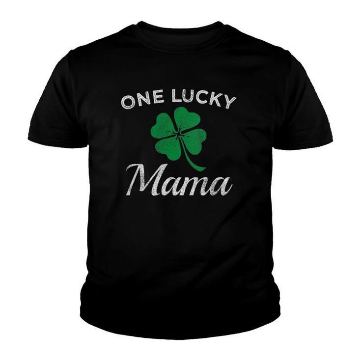 One Lucky Mama - St Patrick's Day Retro Mother Gift Youth T-shirt