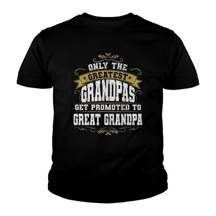 Only The Greatest Grandpas Youth T-shirt