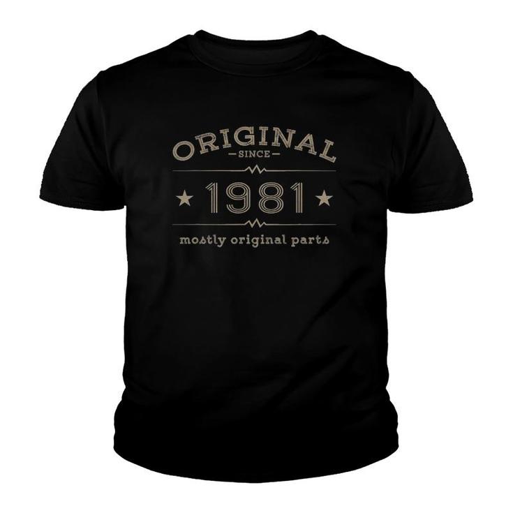 Original From 1981 40Th Anniversary, Mostly Original Parts Youth T-shirt