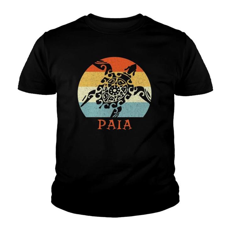 Paia Maui Vintage Retro Throwback Vacation Souvenir Youth T-shirt