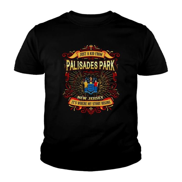 Palisades Park  New Jersey Youth T-shirt