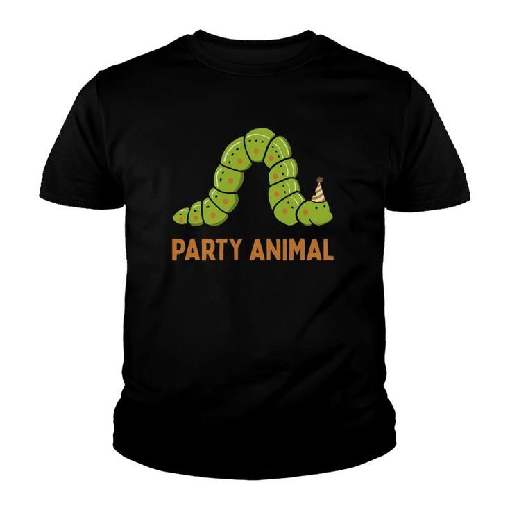 Party Animal Caterpillar Birthday Tee, Caterpillar Birthday Youth T-shirt