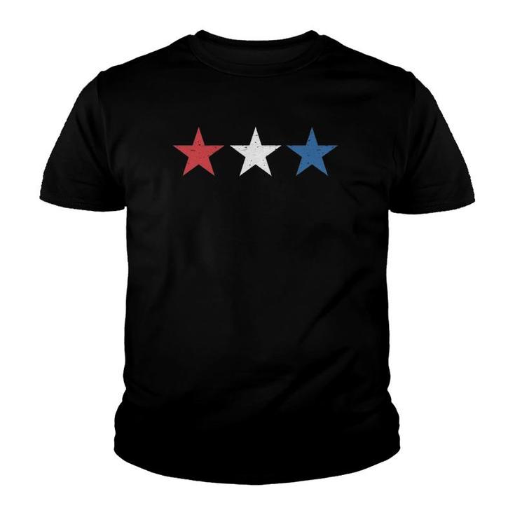 Patriotic 4Th Of July American Flag Stars Youth T-shirt