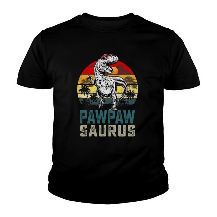 Pawpawsaurusrex Dinosaur Pawpaw Saurus Father's Day Youth T-shirt