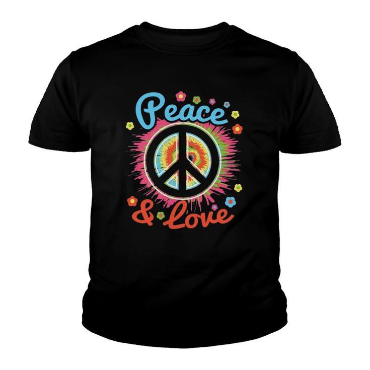 Peace And Love Peace Sign Positive Inspiration 70'S Hippie Youth T-shirt