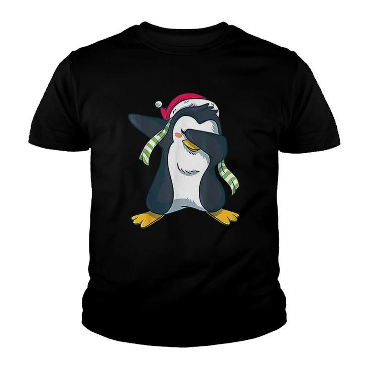 Penguin Dabbing Funny Youth T-shirt