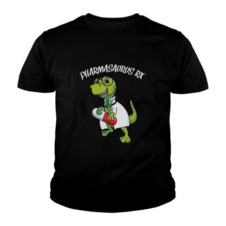 Pharm Tech Pharmasaurus Rx Apothecary Caregiver Gift Youth T-shirt